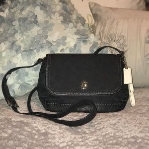Coach Crossbody Signature Canvas Bag